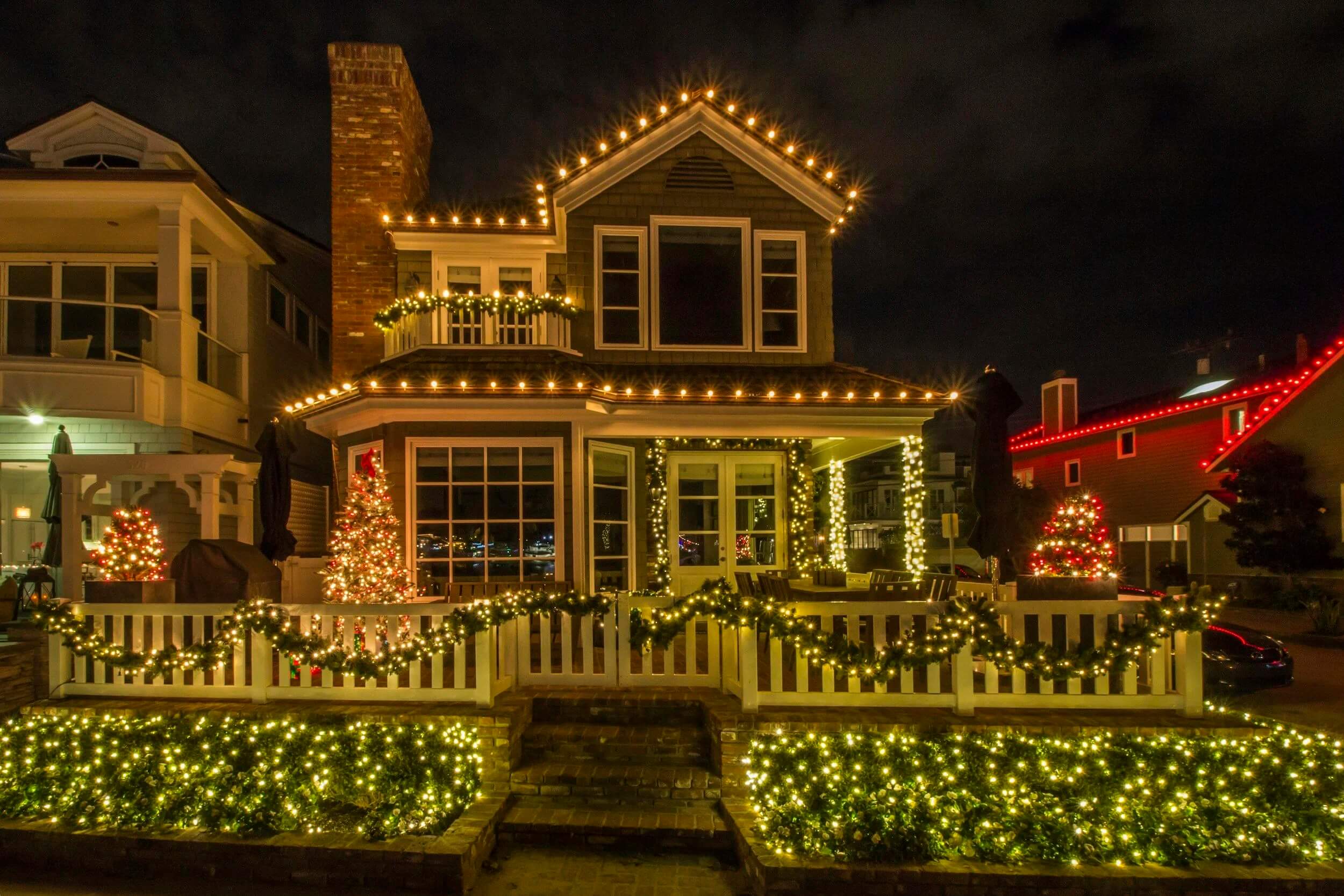 holiday lights installations